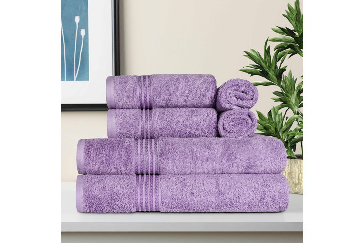 Light purple bath cheap towels